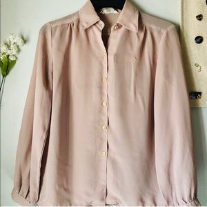 Two Buttoned, long sleeved blouses BUNDLE🤩